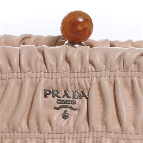 prada gaufre nappa leather clutch bag|Prada Nappa Gaufre Leather Clutch .